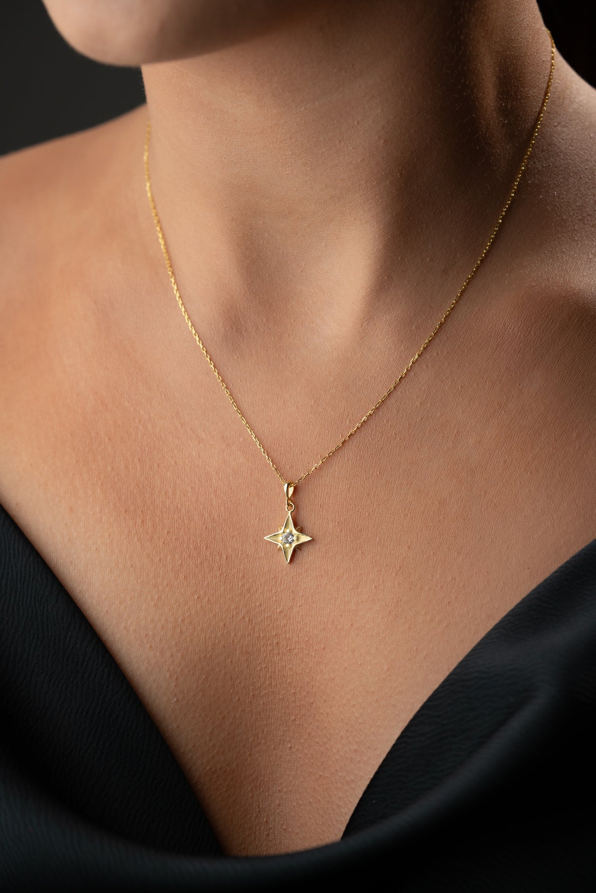 Sparkling Star Charm Necklace
