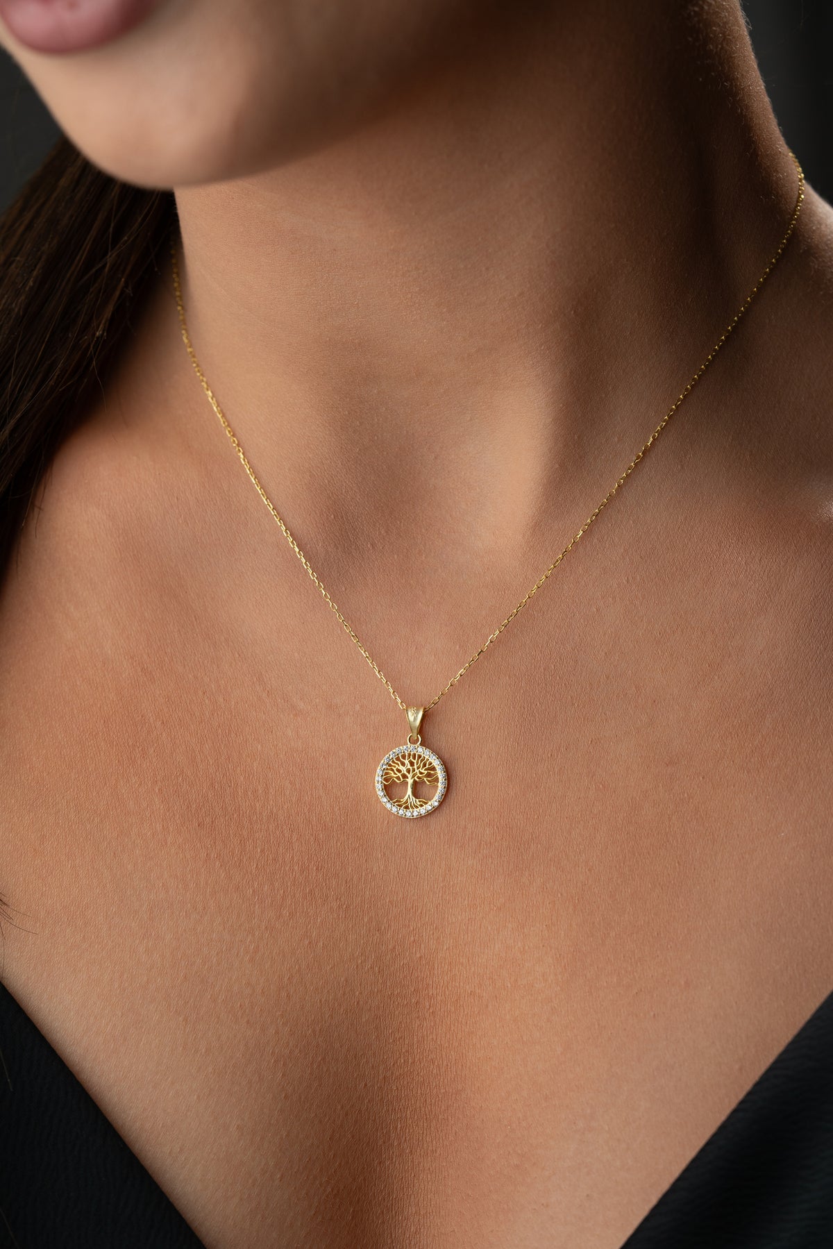 Small Tree of Life Pendant Necklace