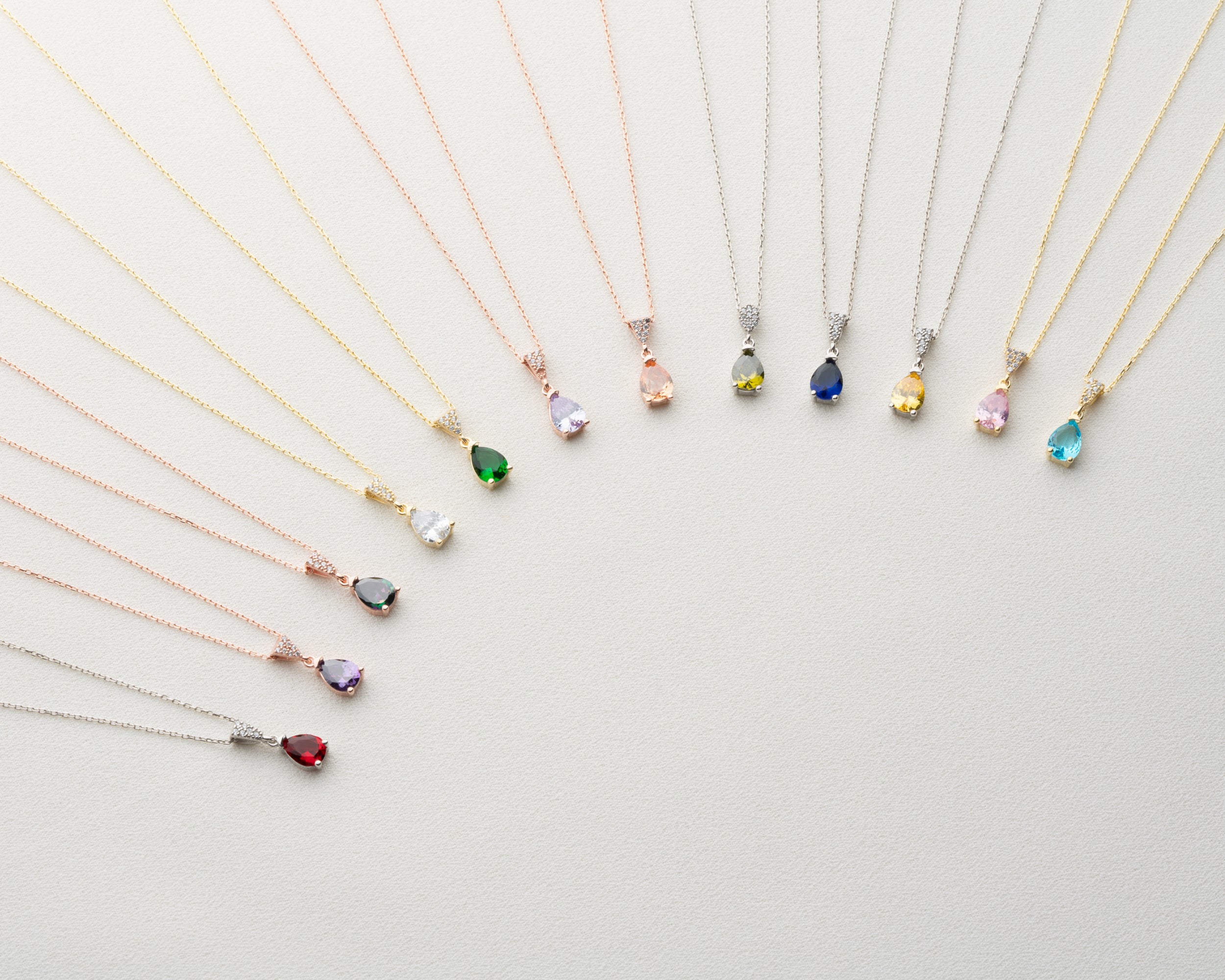 Personalized Birthstone Pendant Necklace