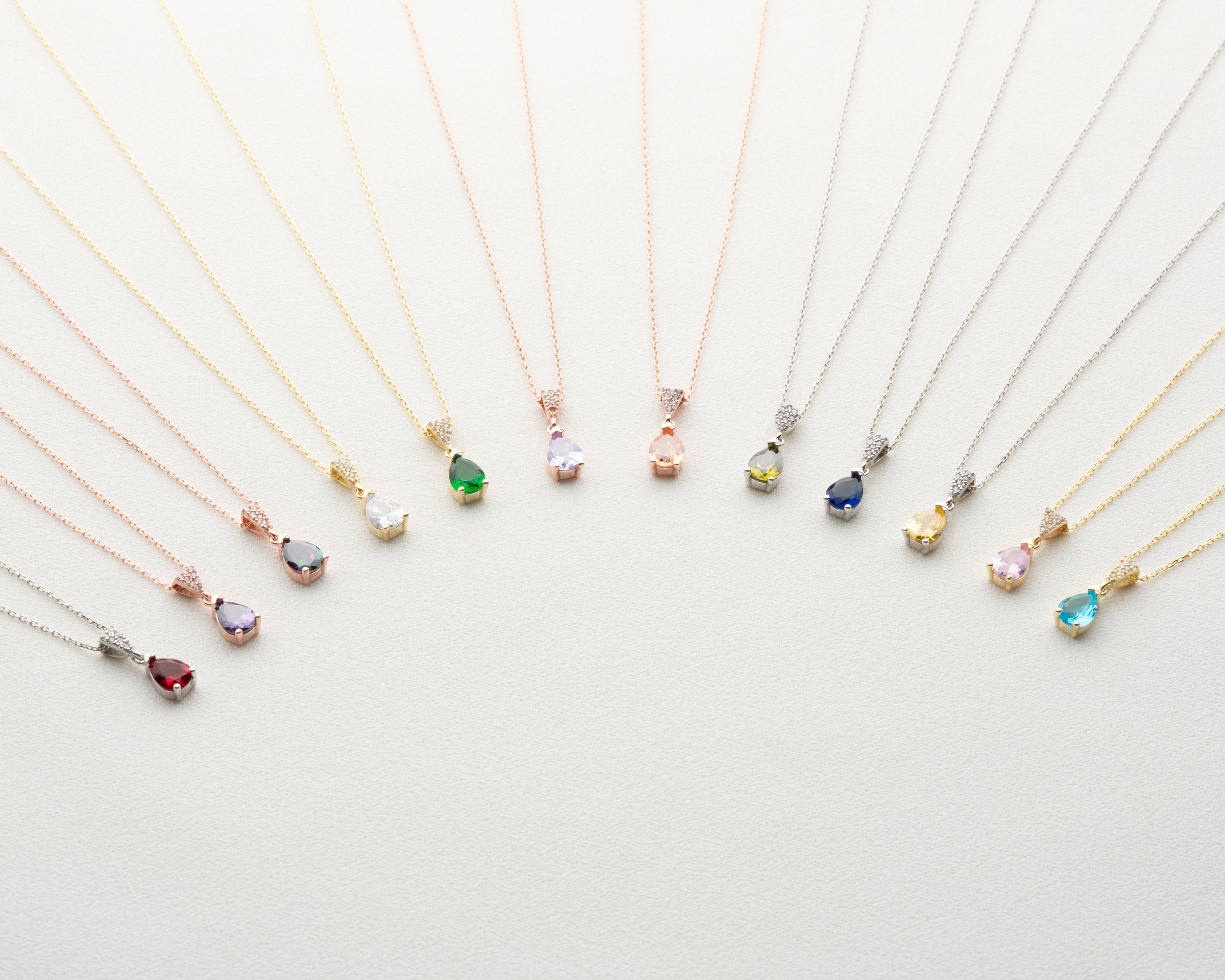 Personalized Birthstone Pendant Necklace