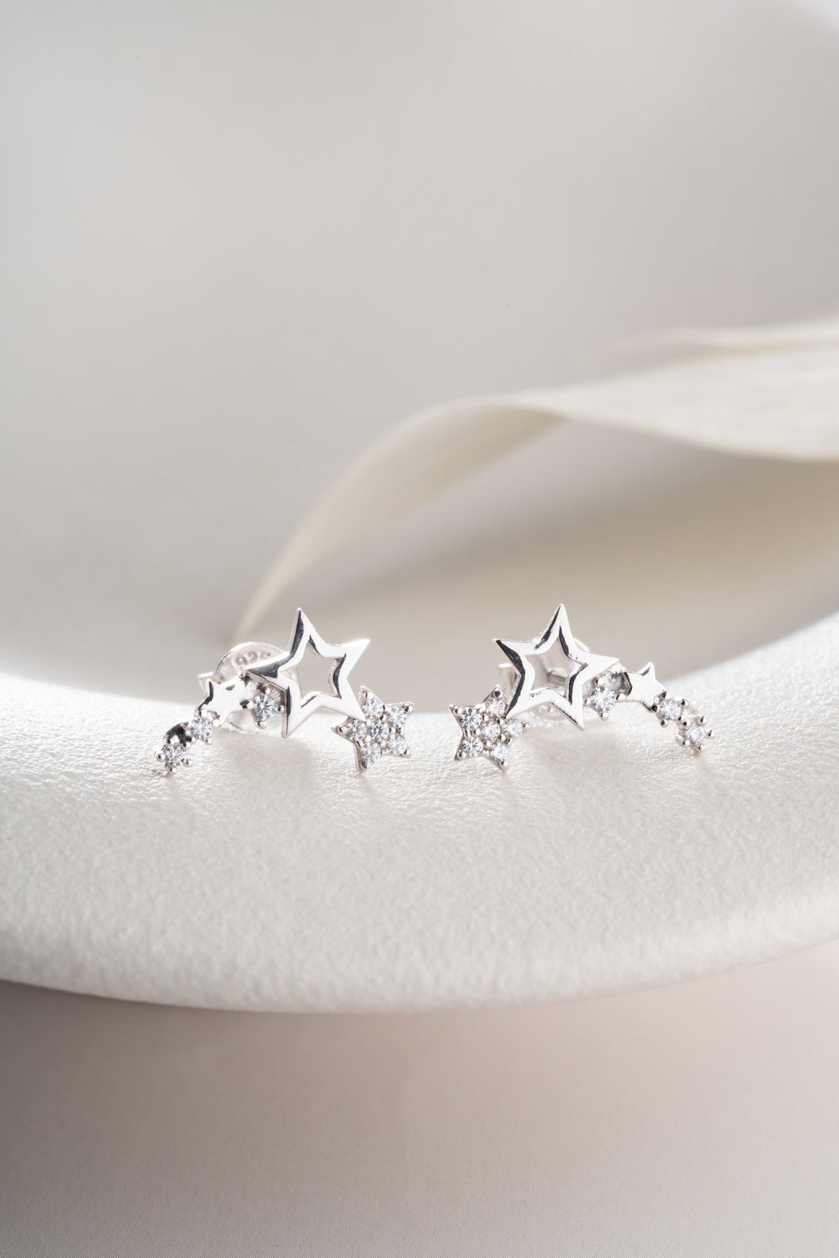 Multi Star Climber Stud Earrings