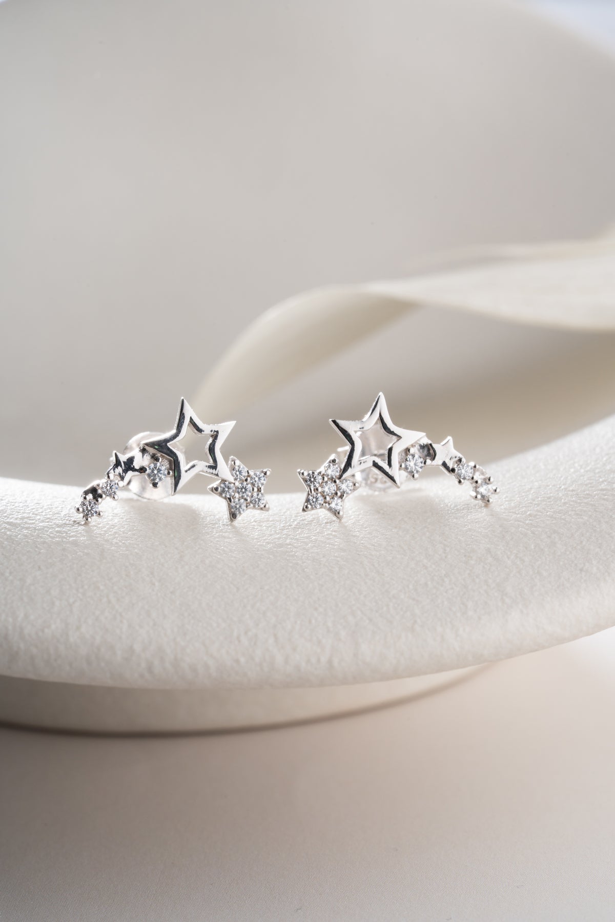 Multi Star Climber Stud Earrings