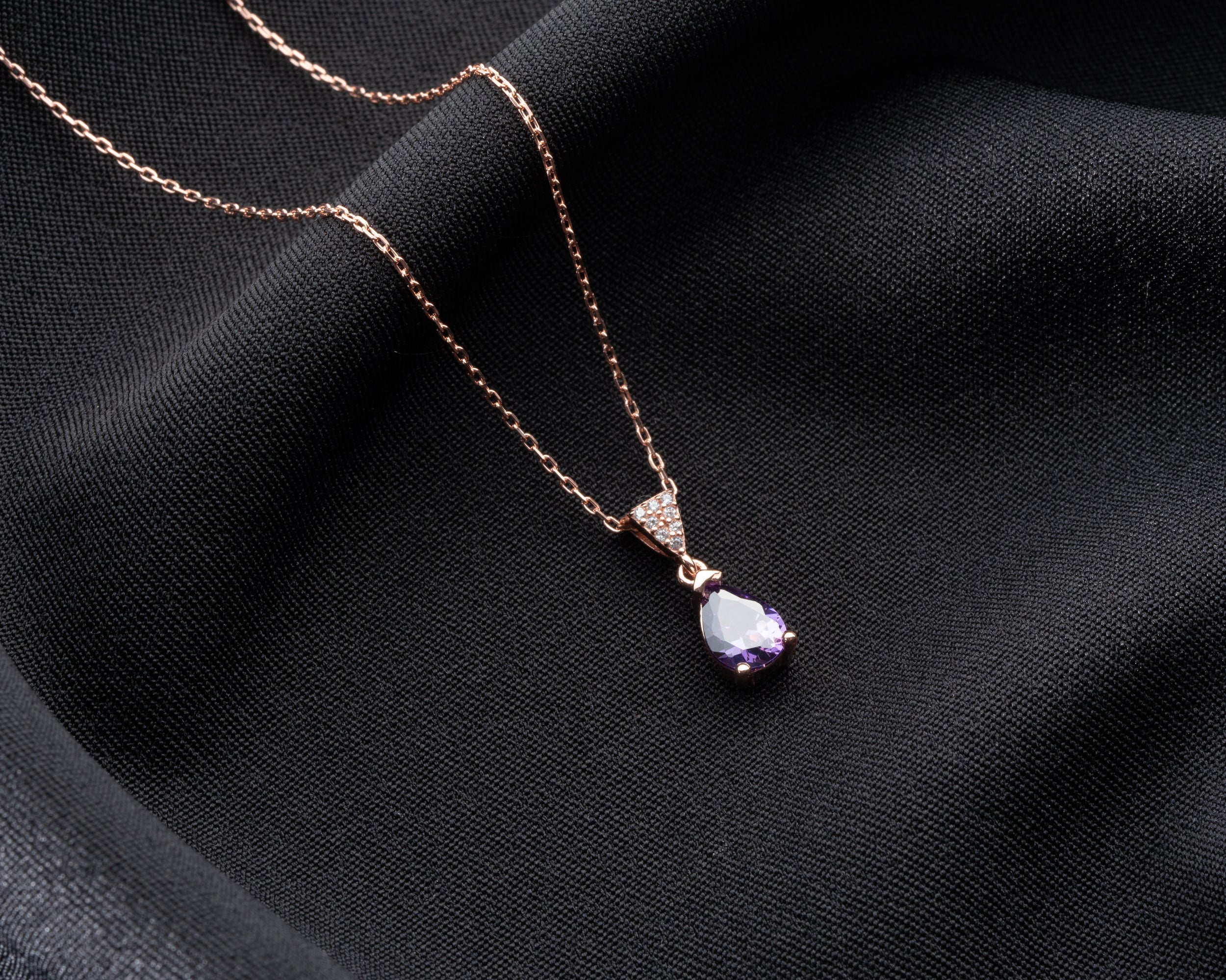 Personalized Birthstone Pendant Necklace
