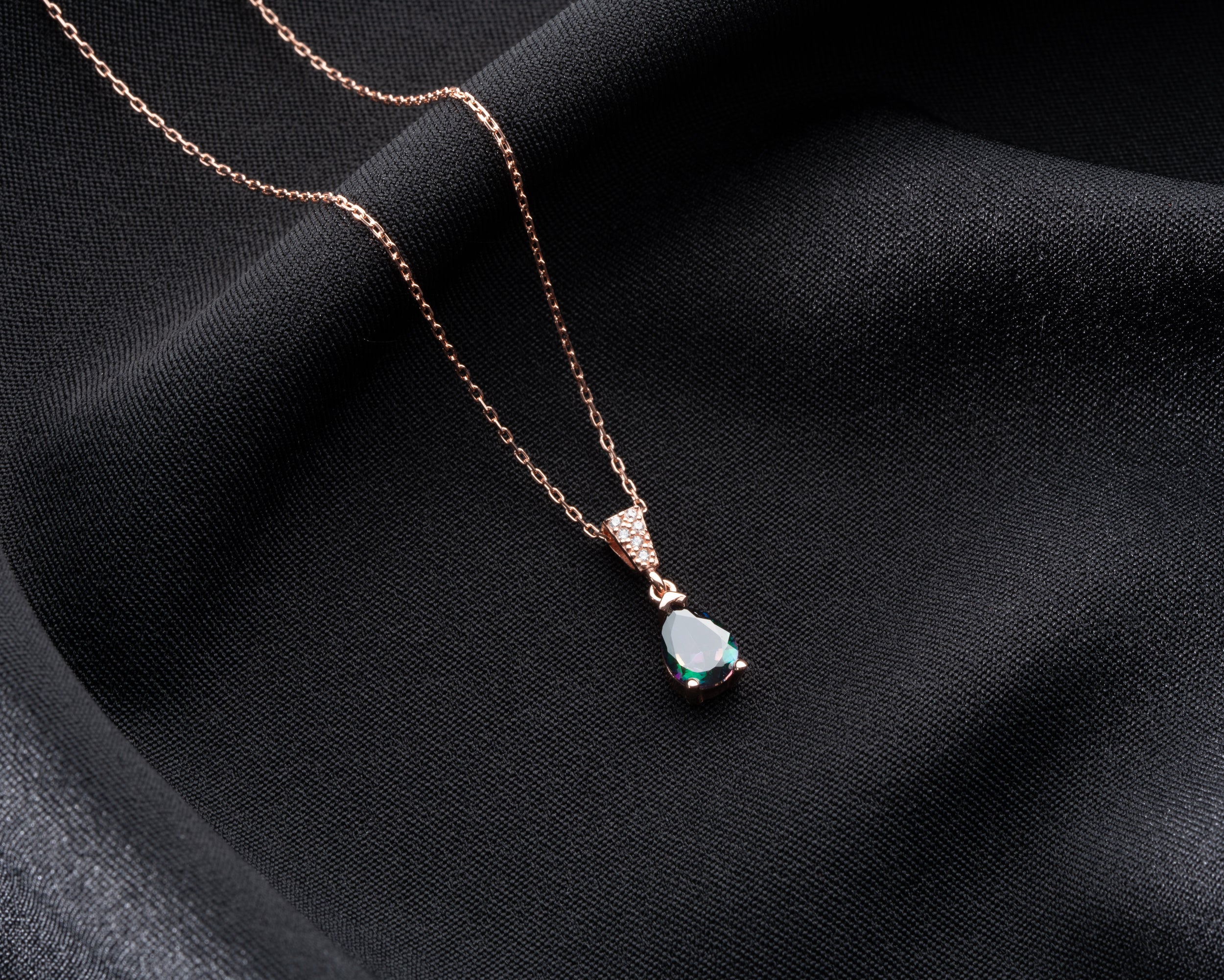 Personalized Birthstone Pendant Necklace