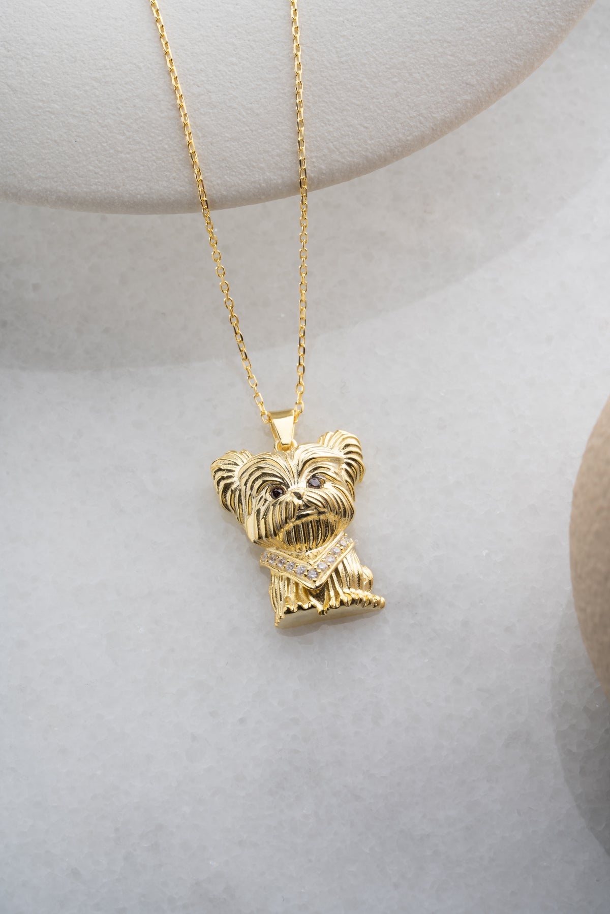 Yorkshire Terrier Dog Necklace