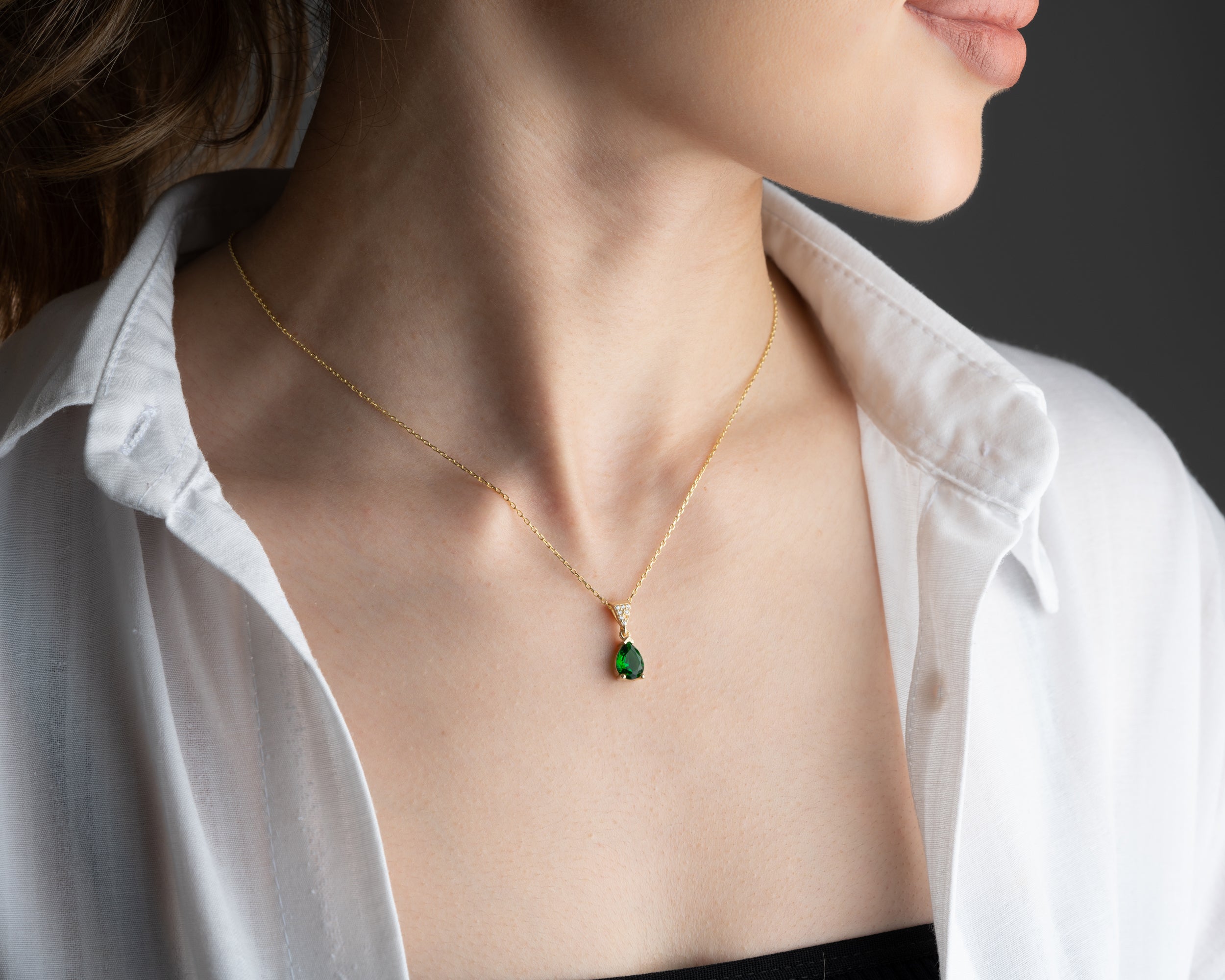 Personalized Birthstone Pendant Necklace