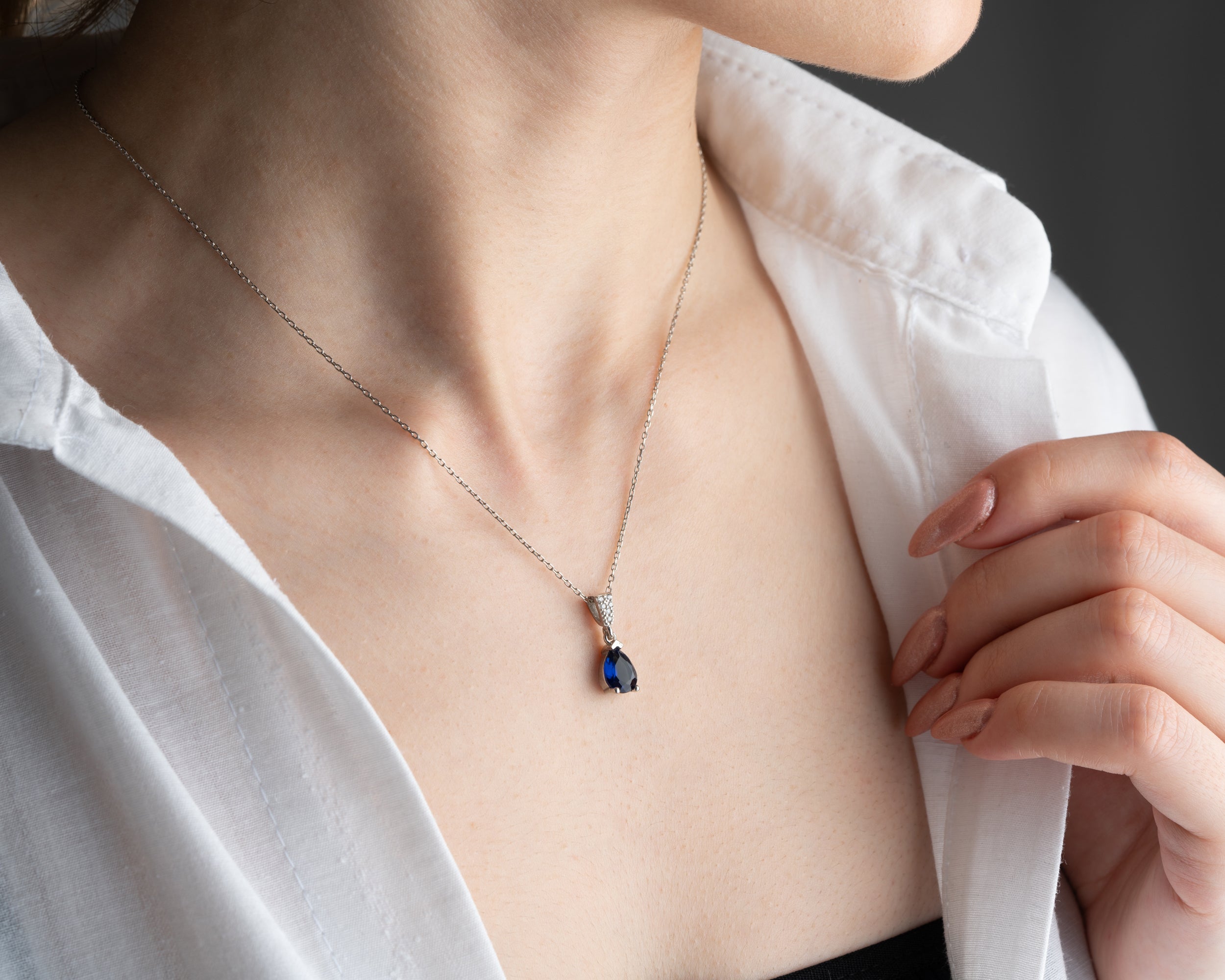 Personalized Birthstone Pendant Necklace