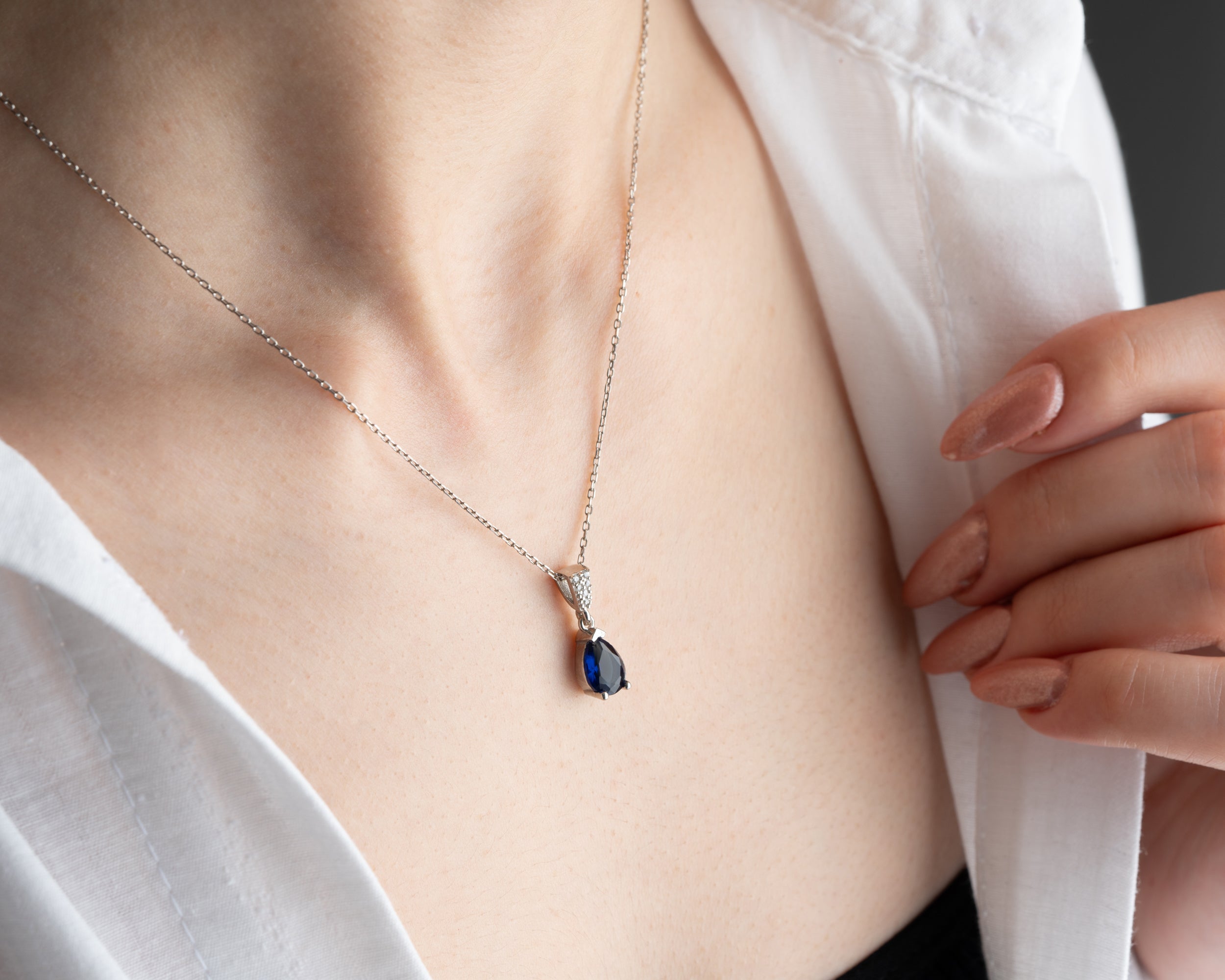 Personalized Birthstone Pendant Necklace