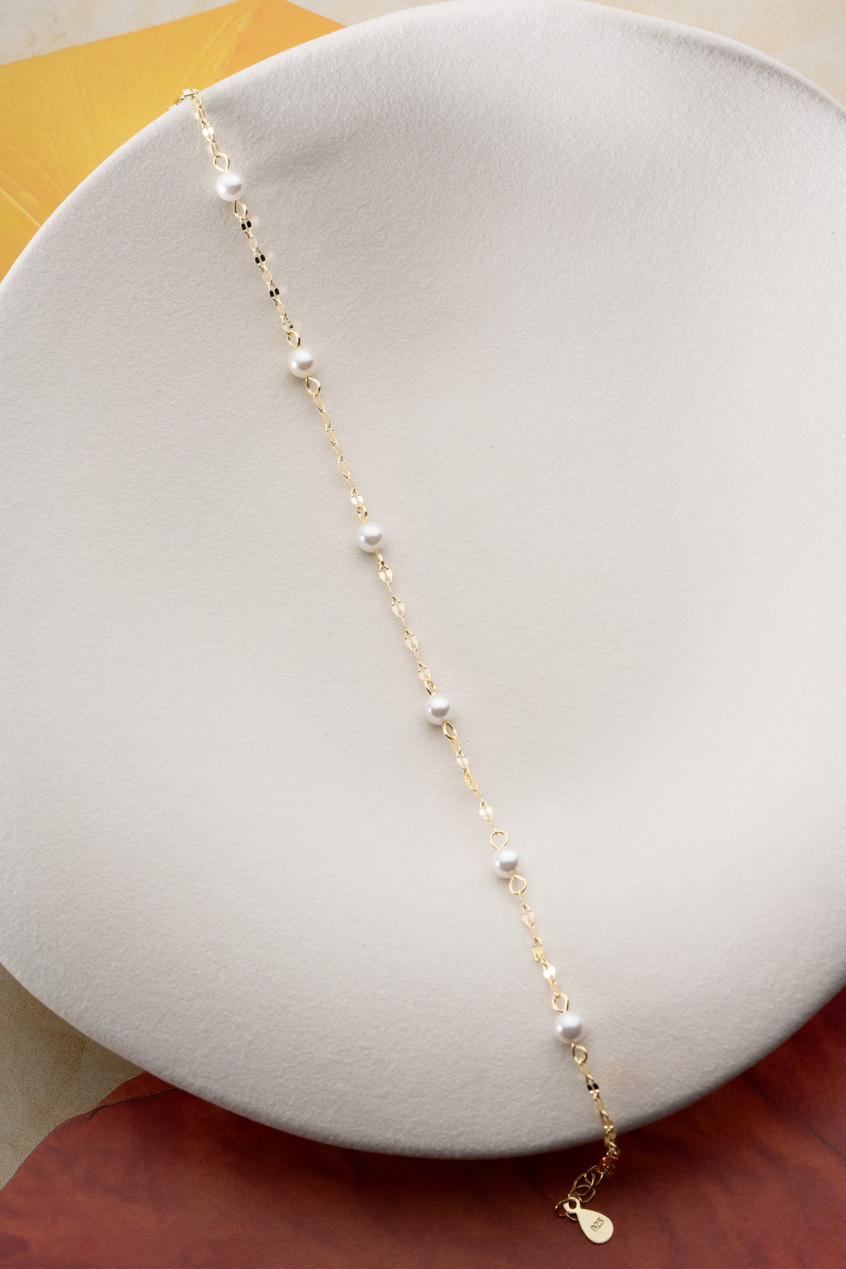 Pearl Station Chain Bracelet