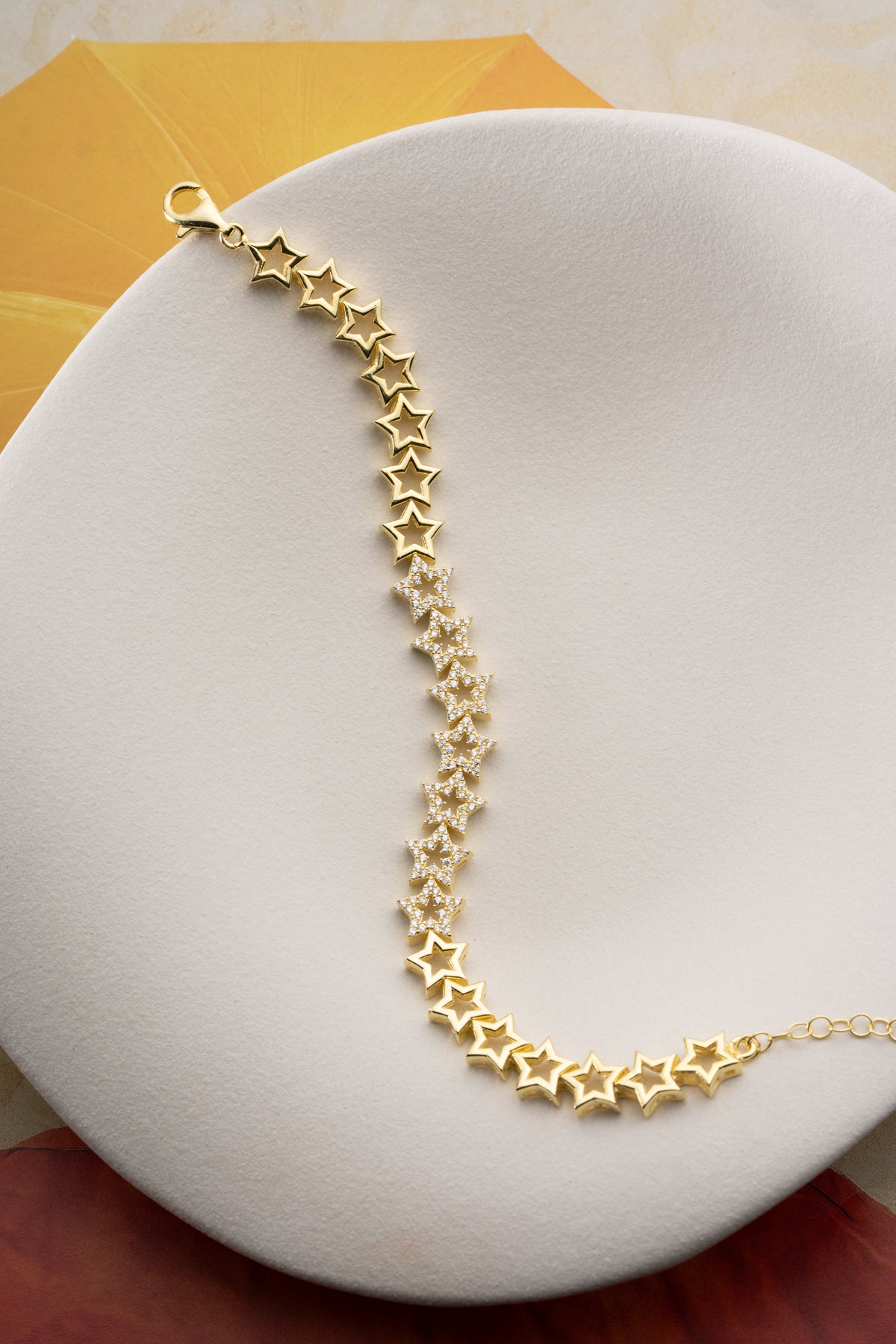 Pave Star Link Bracelet