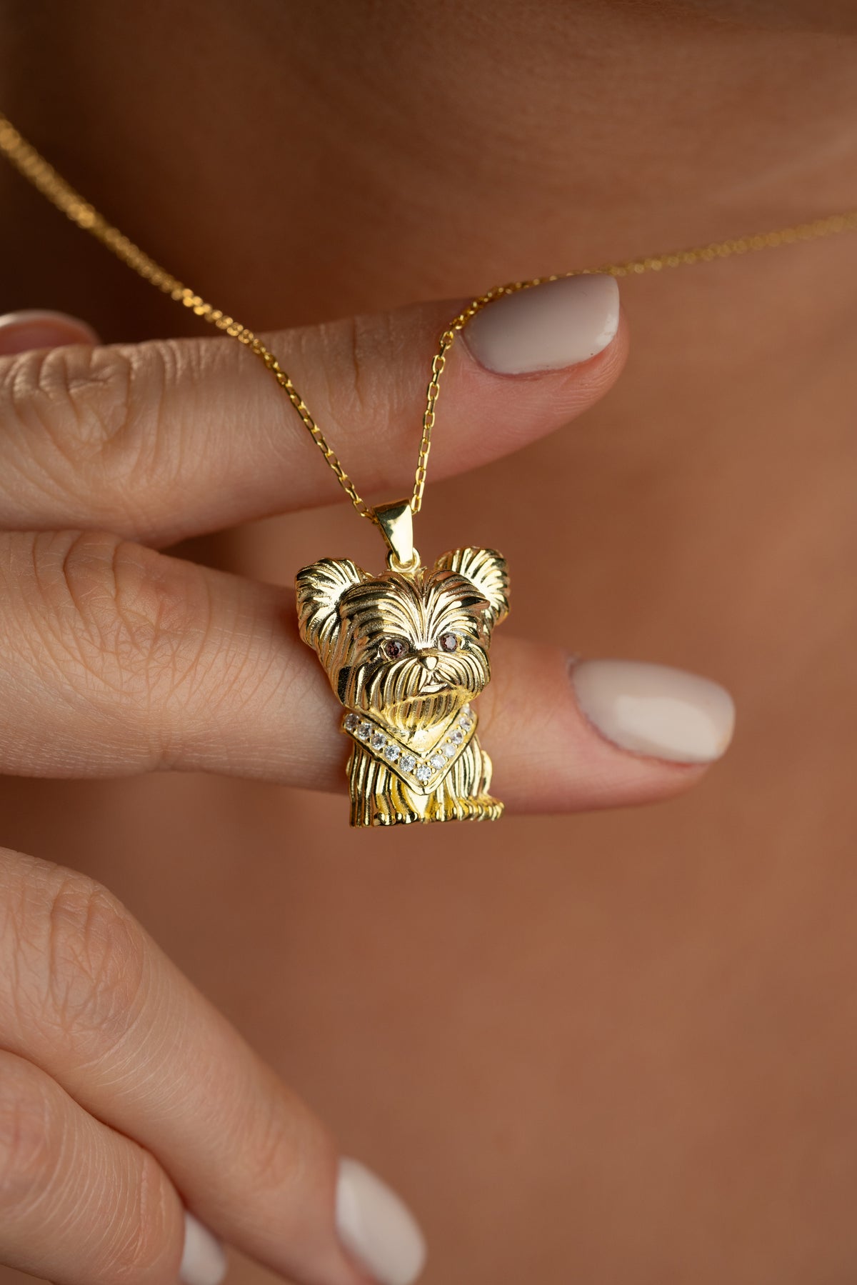 Yorkshire Terrier Dog Necklace