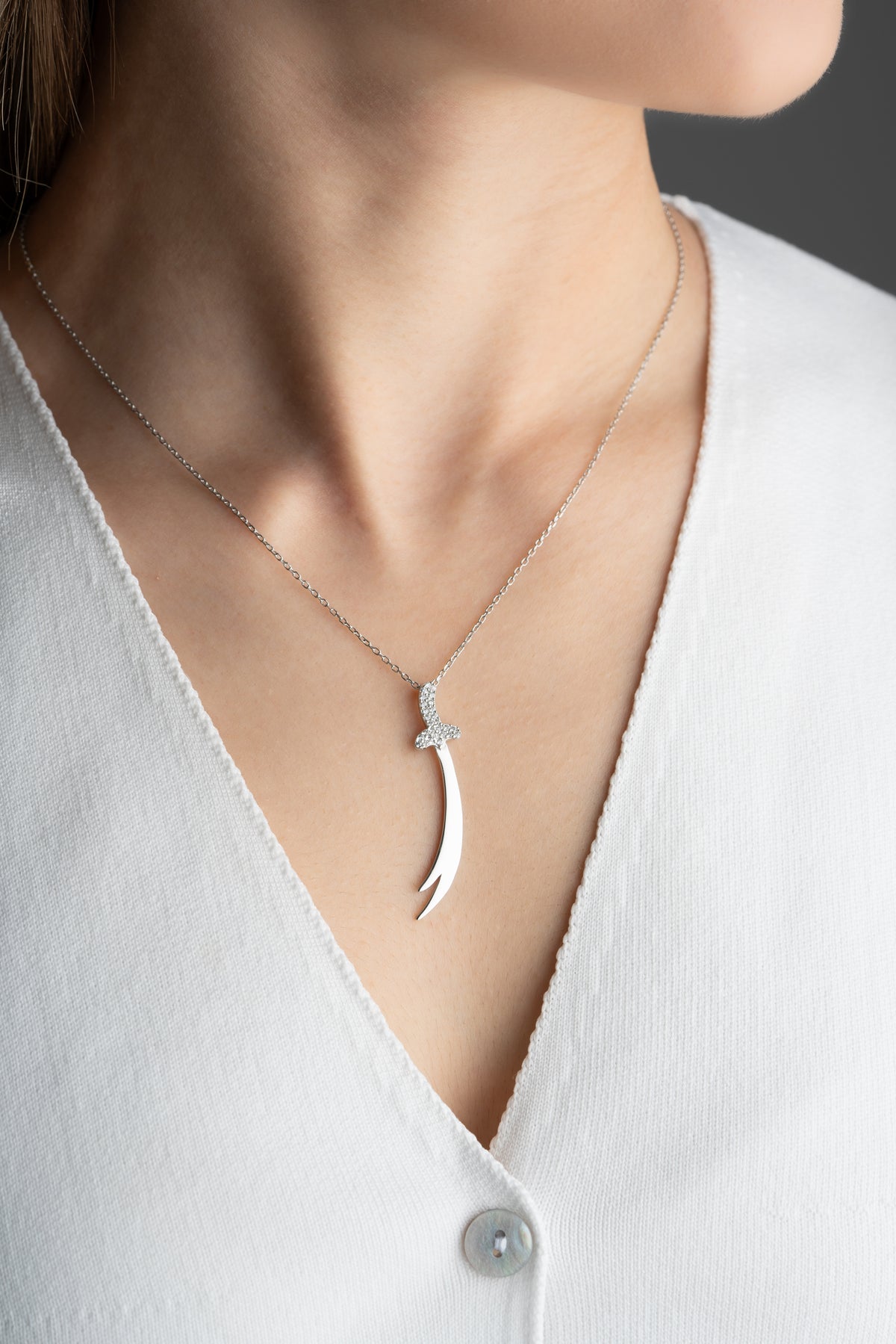 Zulfiqar Sword Pendant Necklace