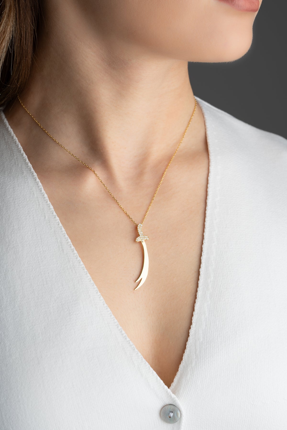 Zulfiqar Sword Pendant Necklace