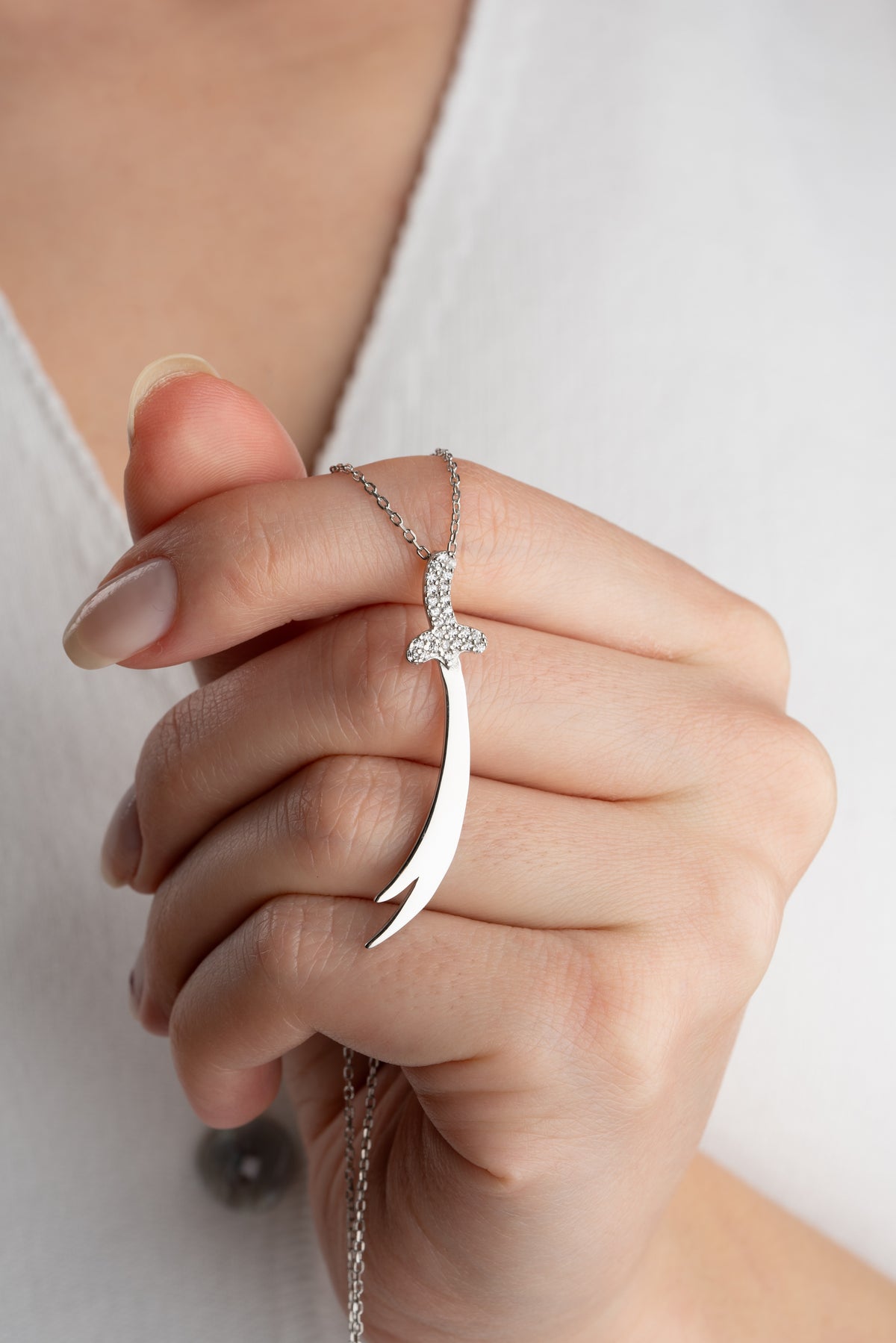 Zulfiqar Sword Pendant Necklace