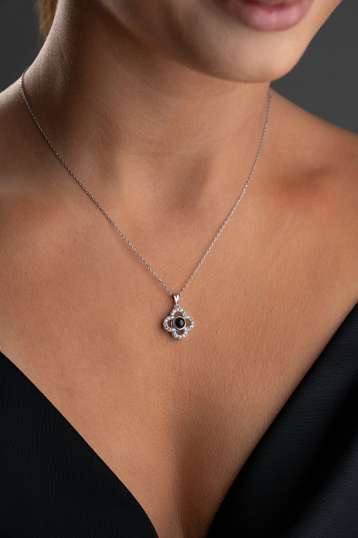 Four Leaf Clover Pendant Necklace