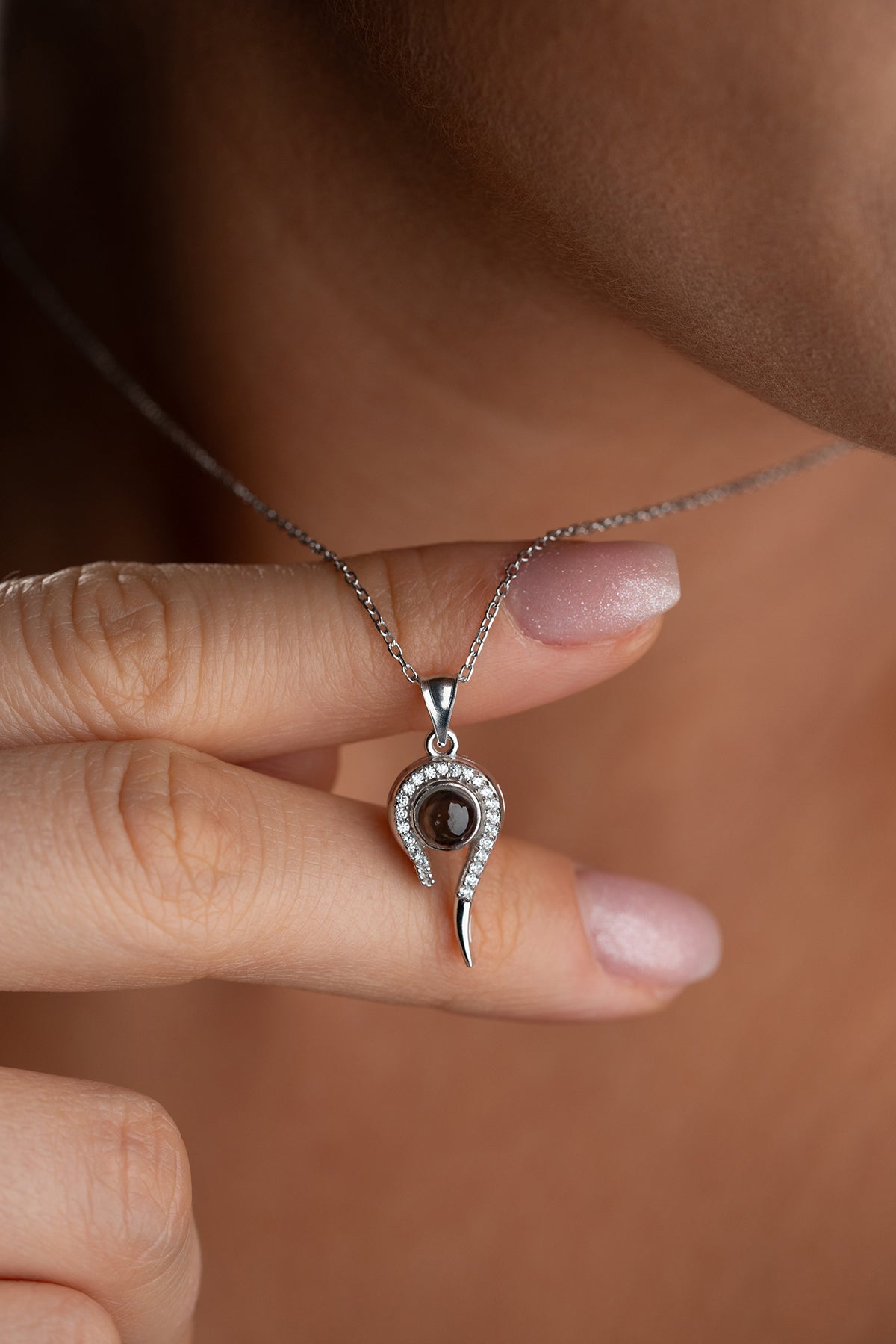 I Love You Projection Pendant Necklace