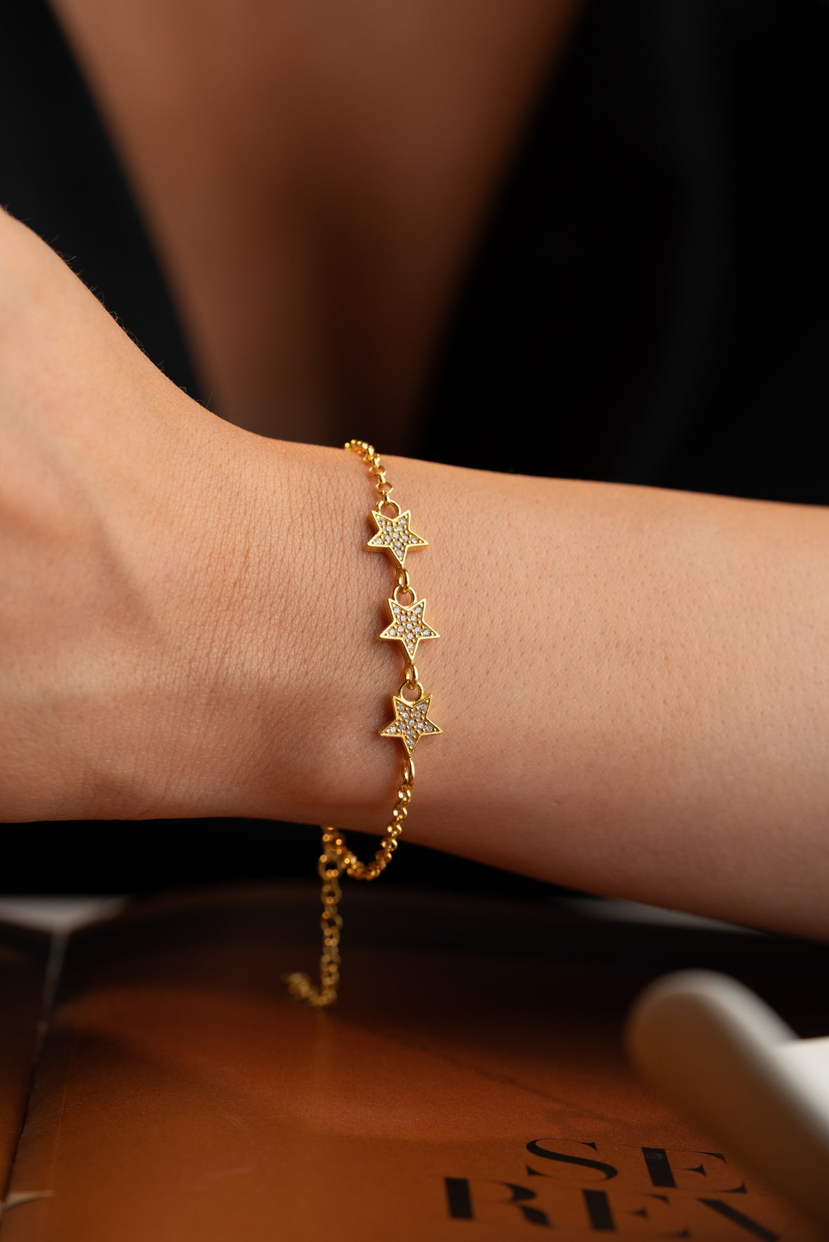 Triple Star Cluster Bracelet