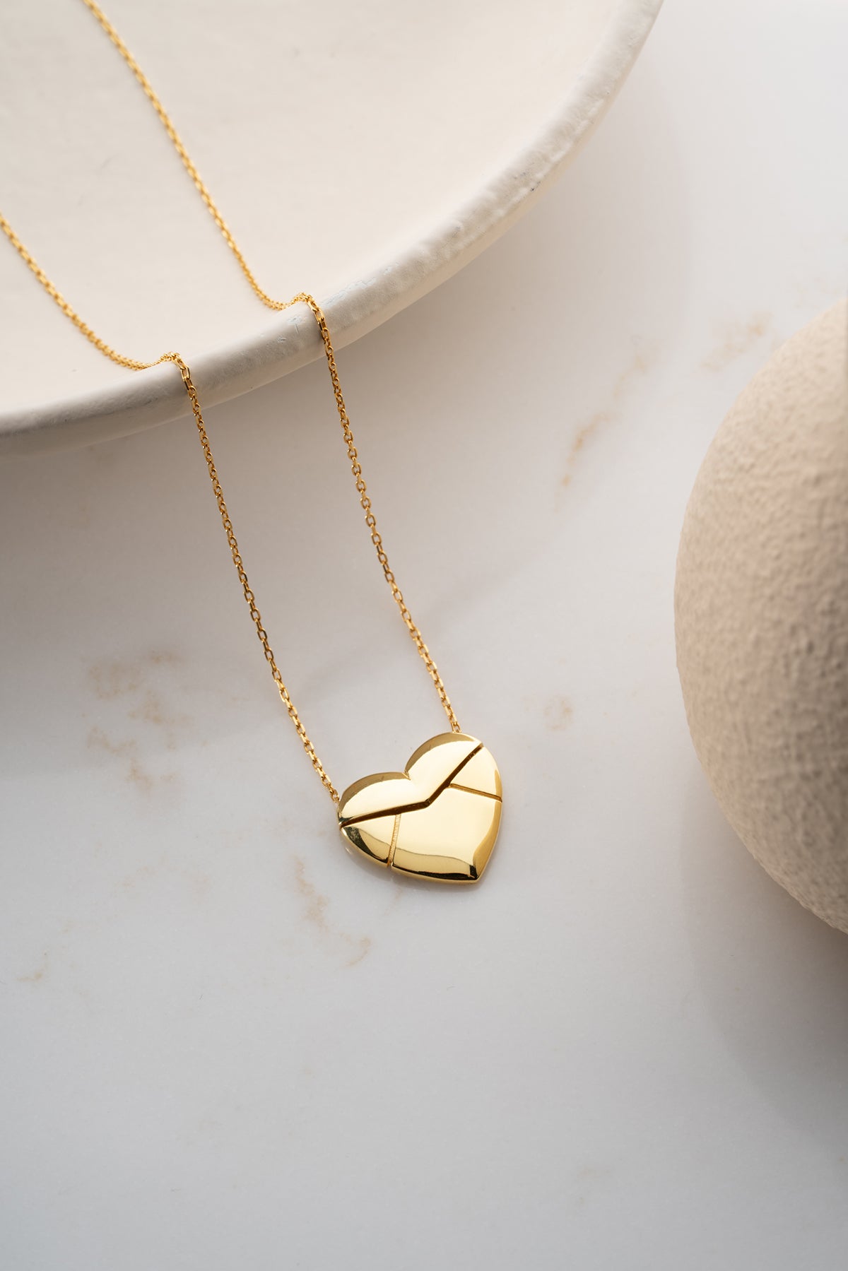 Custom Folding Heart Locket Necklace