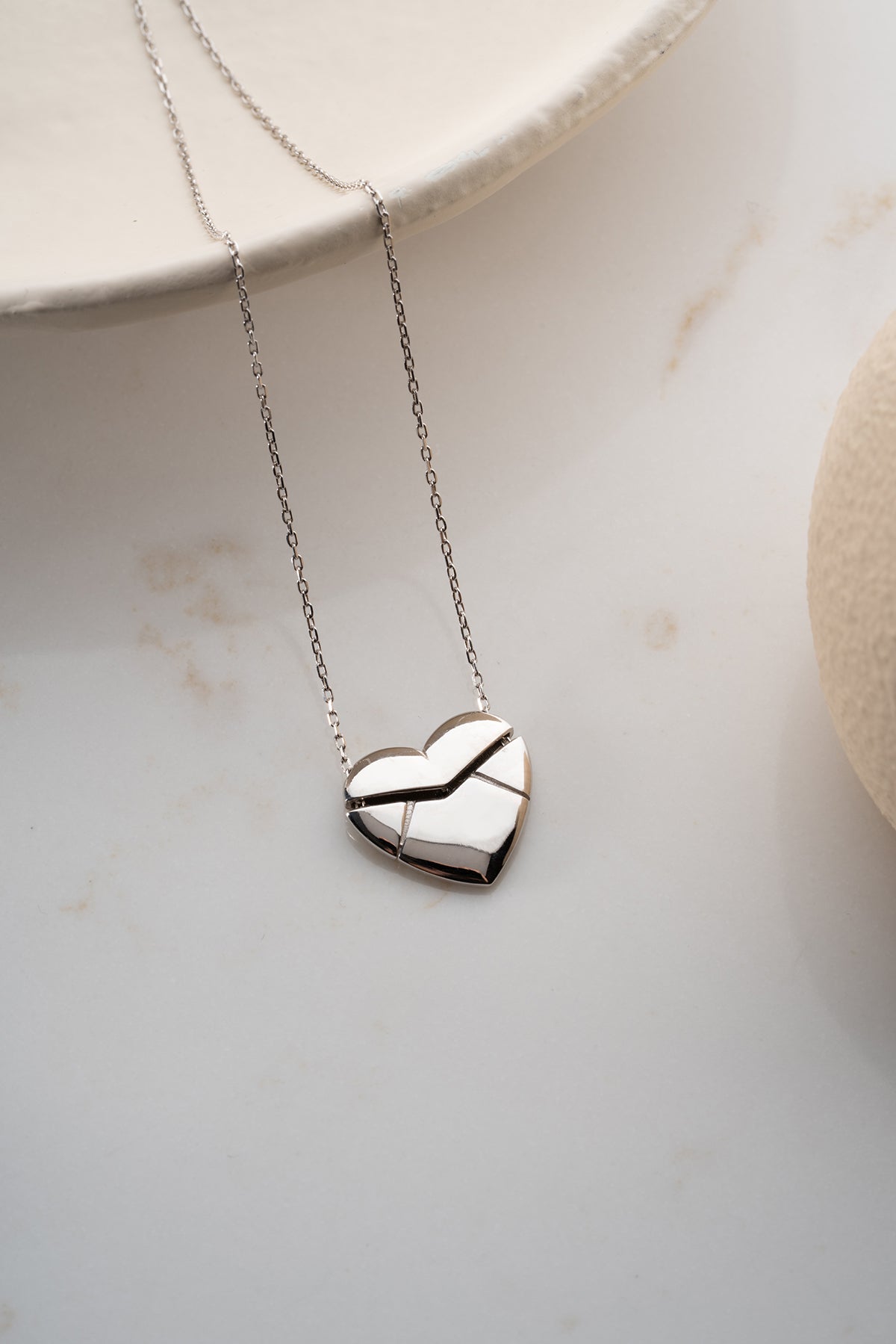 Custom Folding Heart Locket Necklace