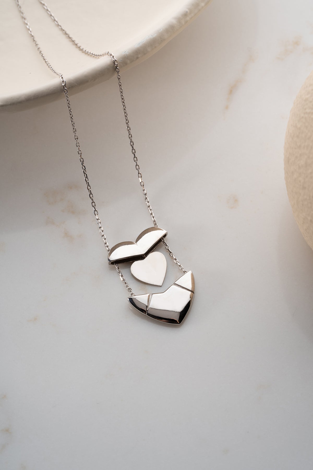 Custom Folding Heart Locket Necklace