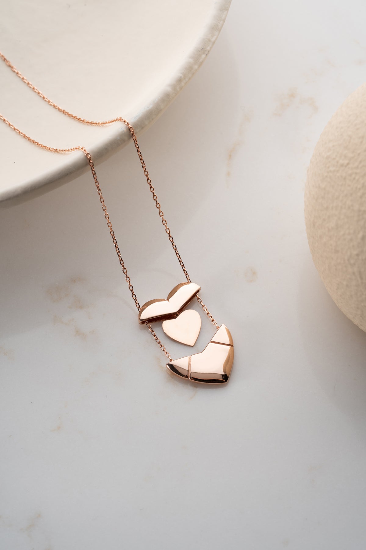 Custom Folding Heart Locket Necklace