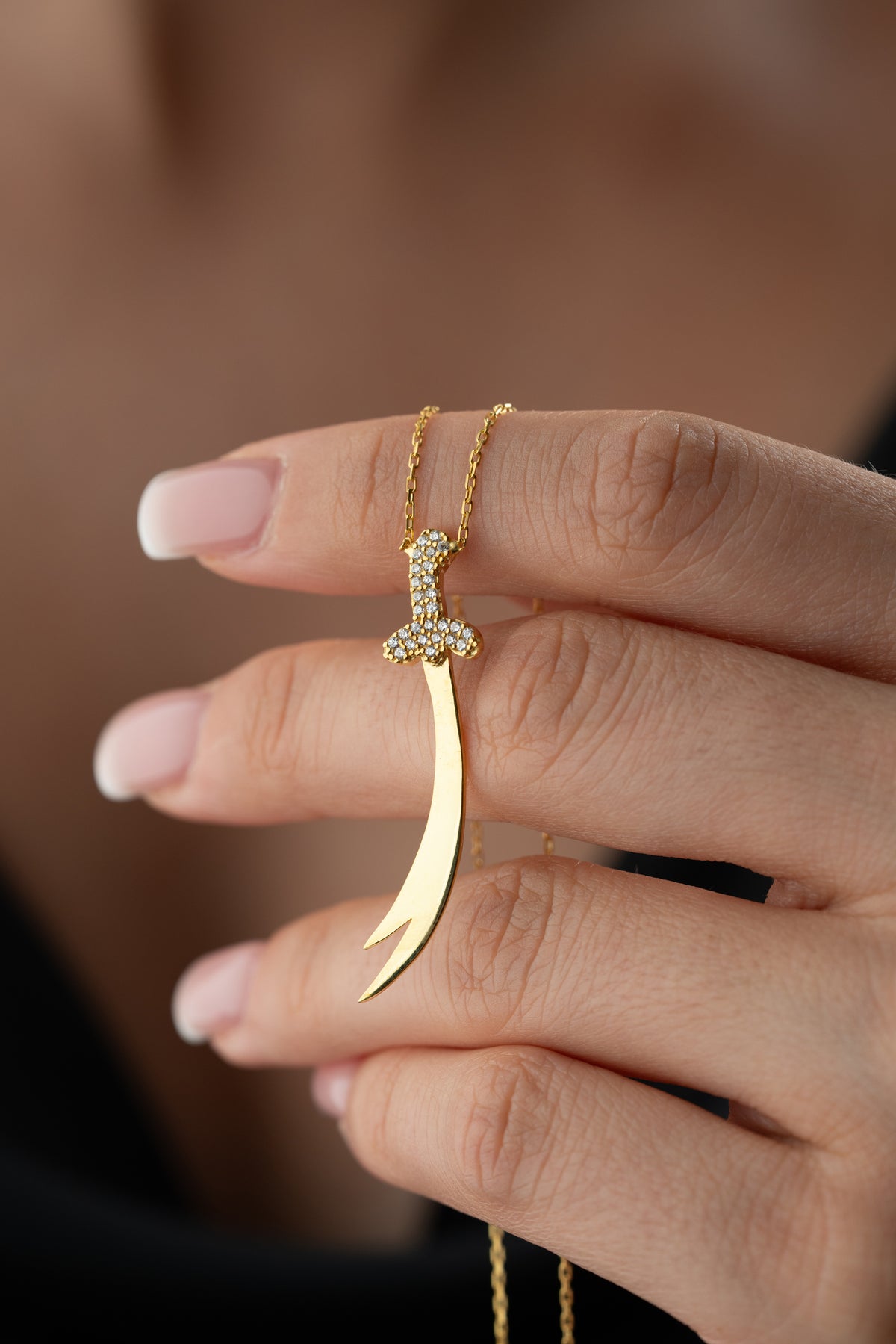 Zulfiqar Sword Pendant Necklace