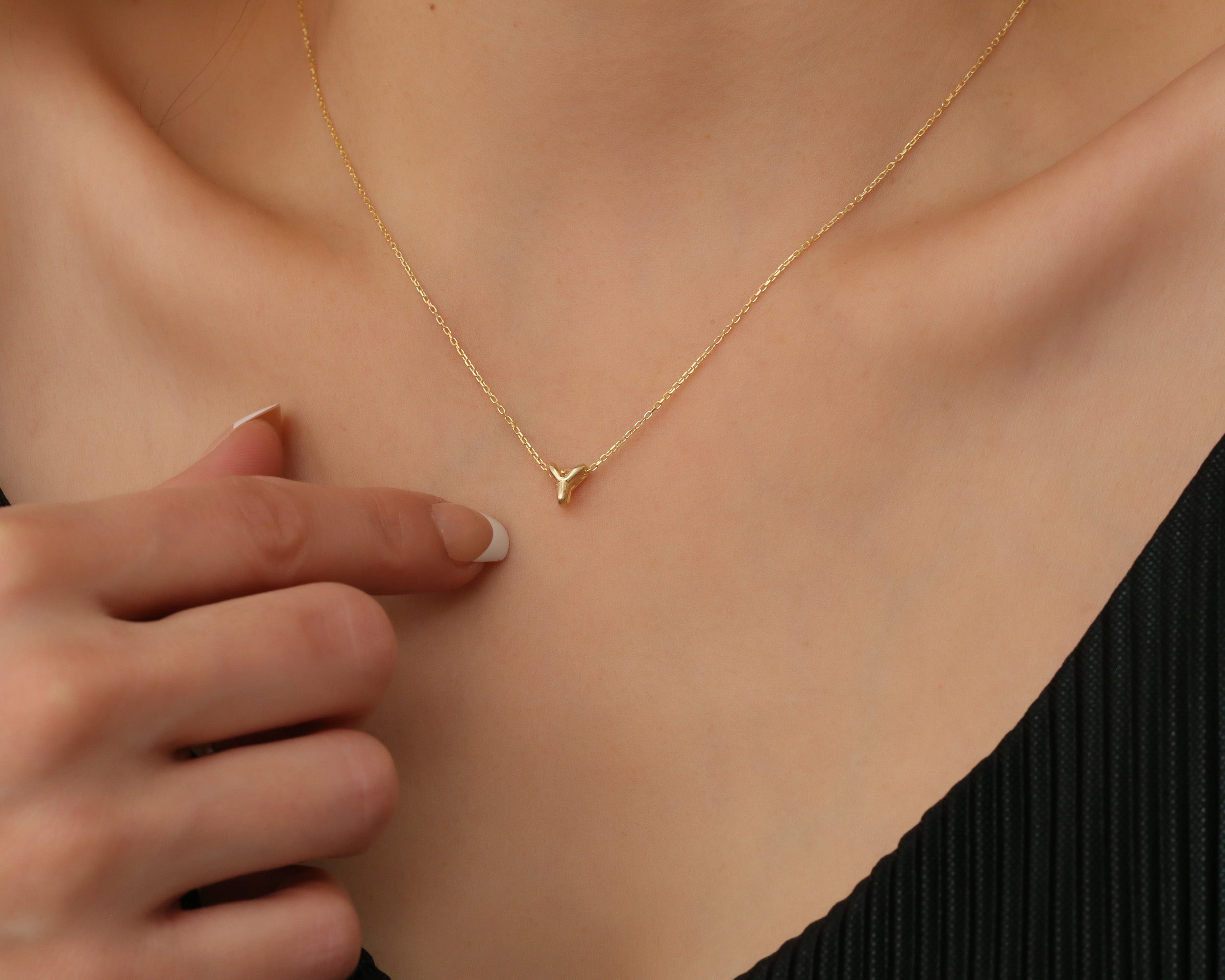 Balloon Initial Pendant Necklace