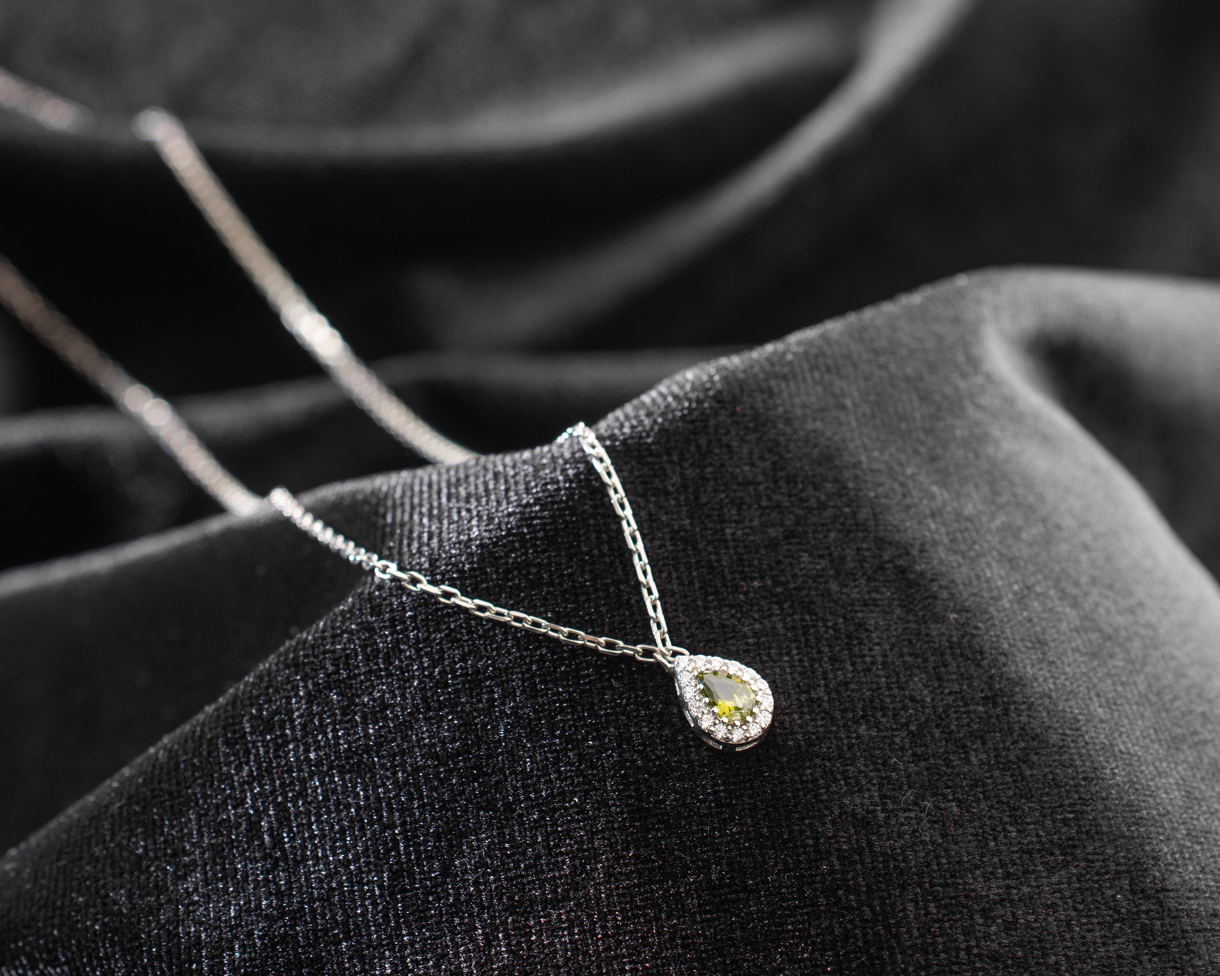 Family Birthstone Curved Bar Necklace
