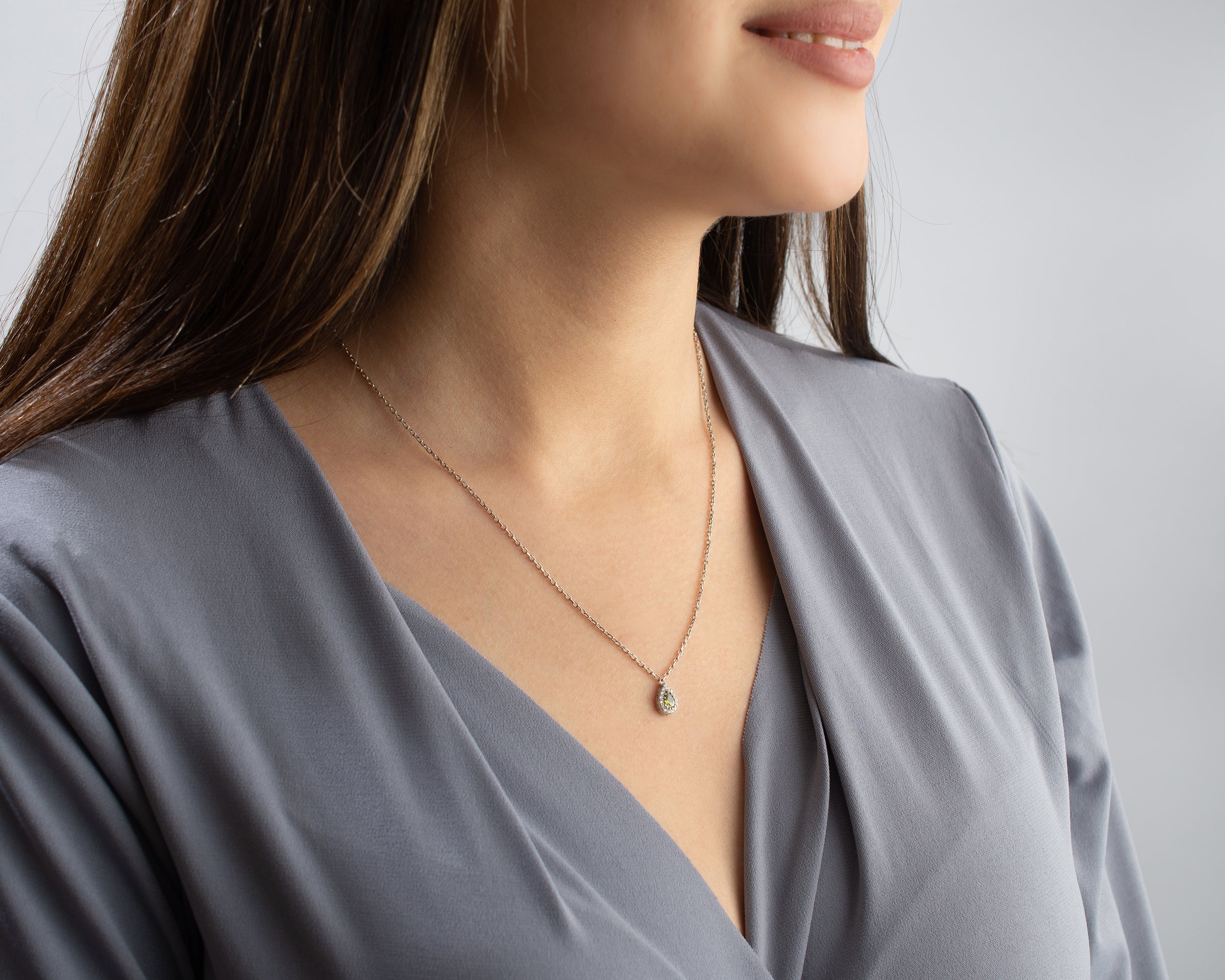 Family Birthstone Curved Bar Necklace