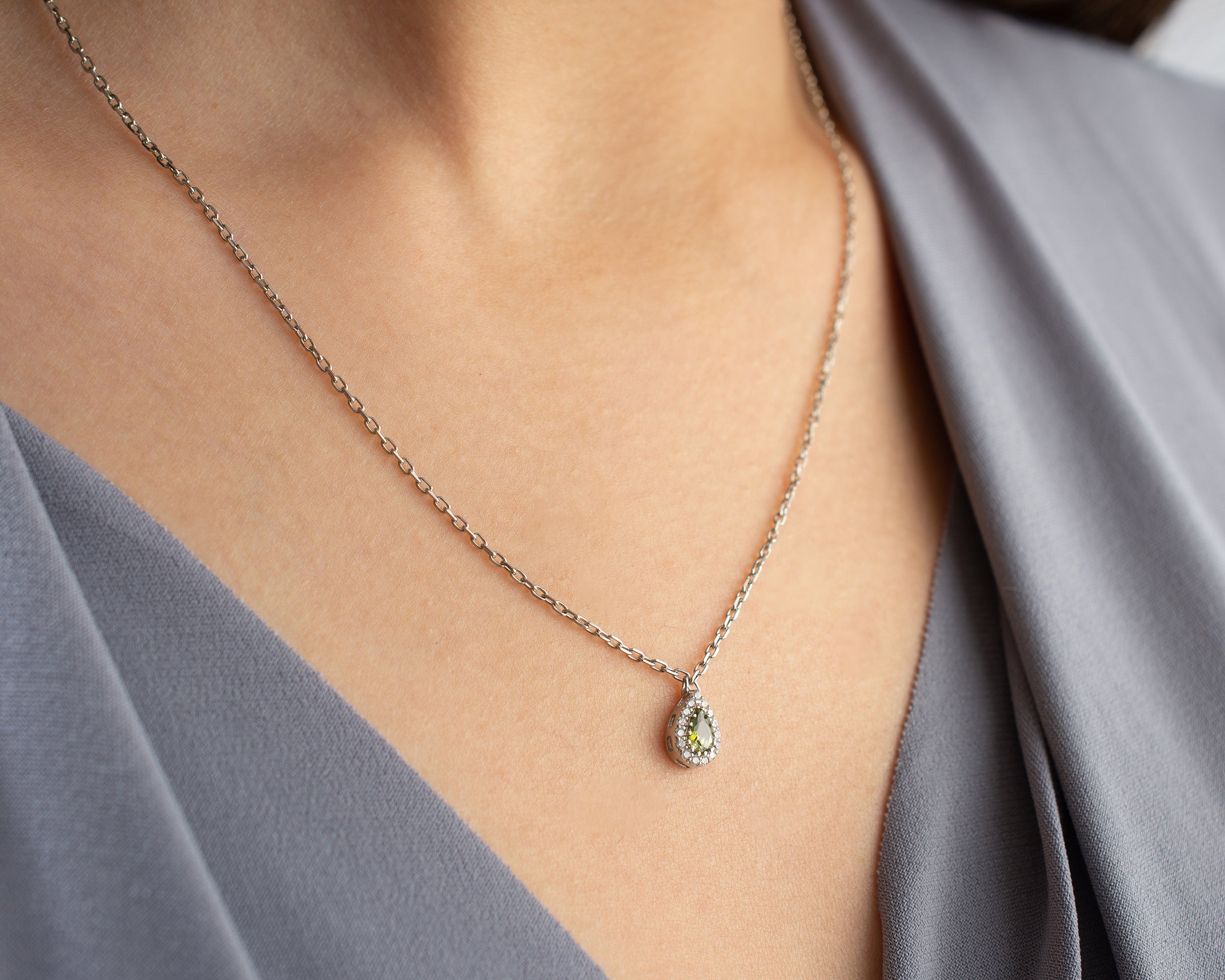 Family Birthstone Curved Bar Necklace