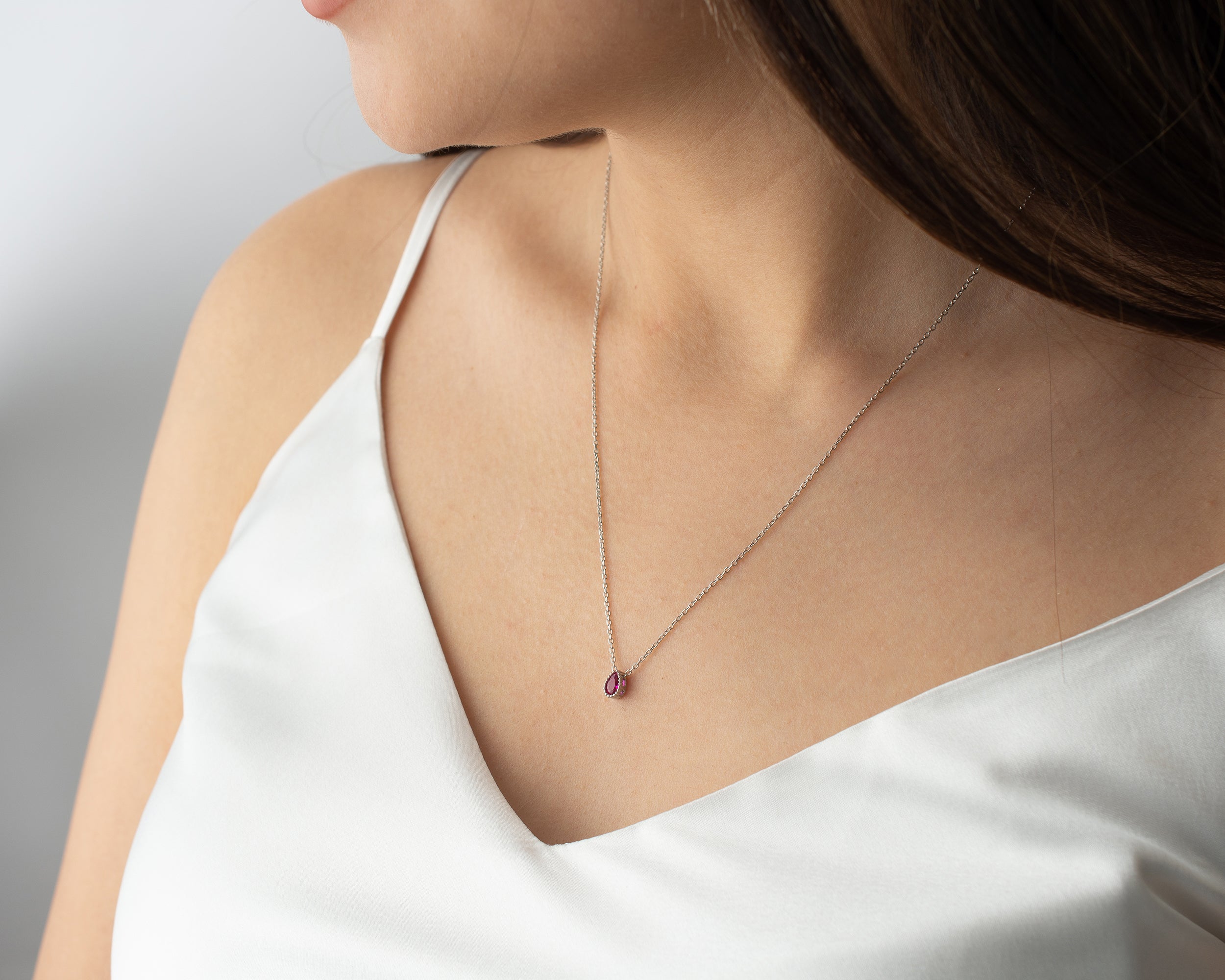 Custom Cluster Birthstone Family Necklace