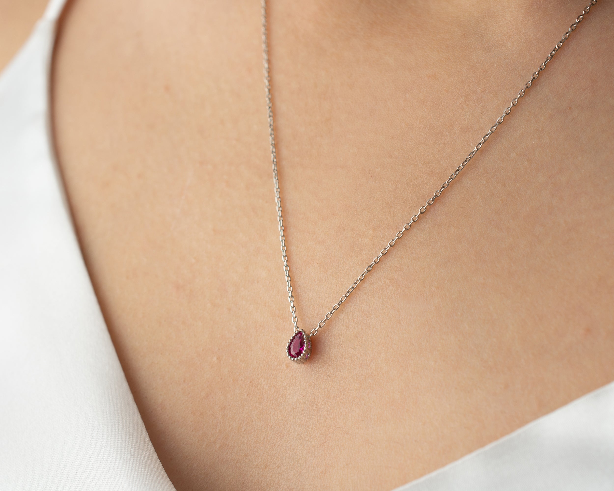 Custom Cluster Birthstone Family Necklace